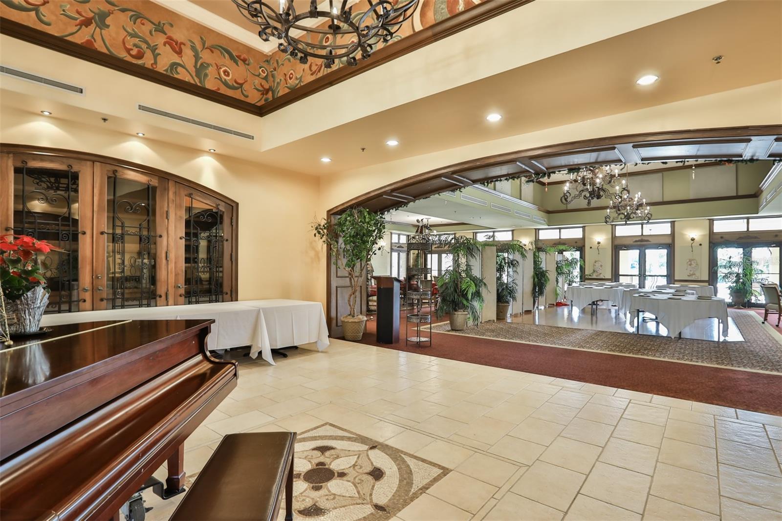 The Bacchus dining room of the Renaissance Golf and Country Club.