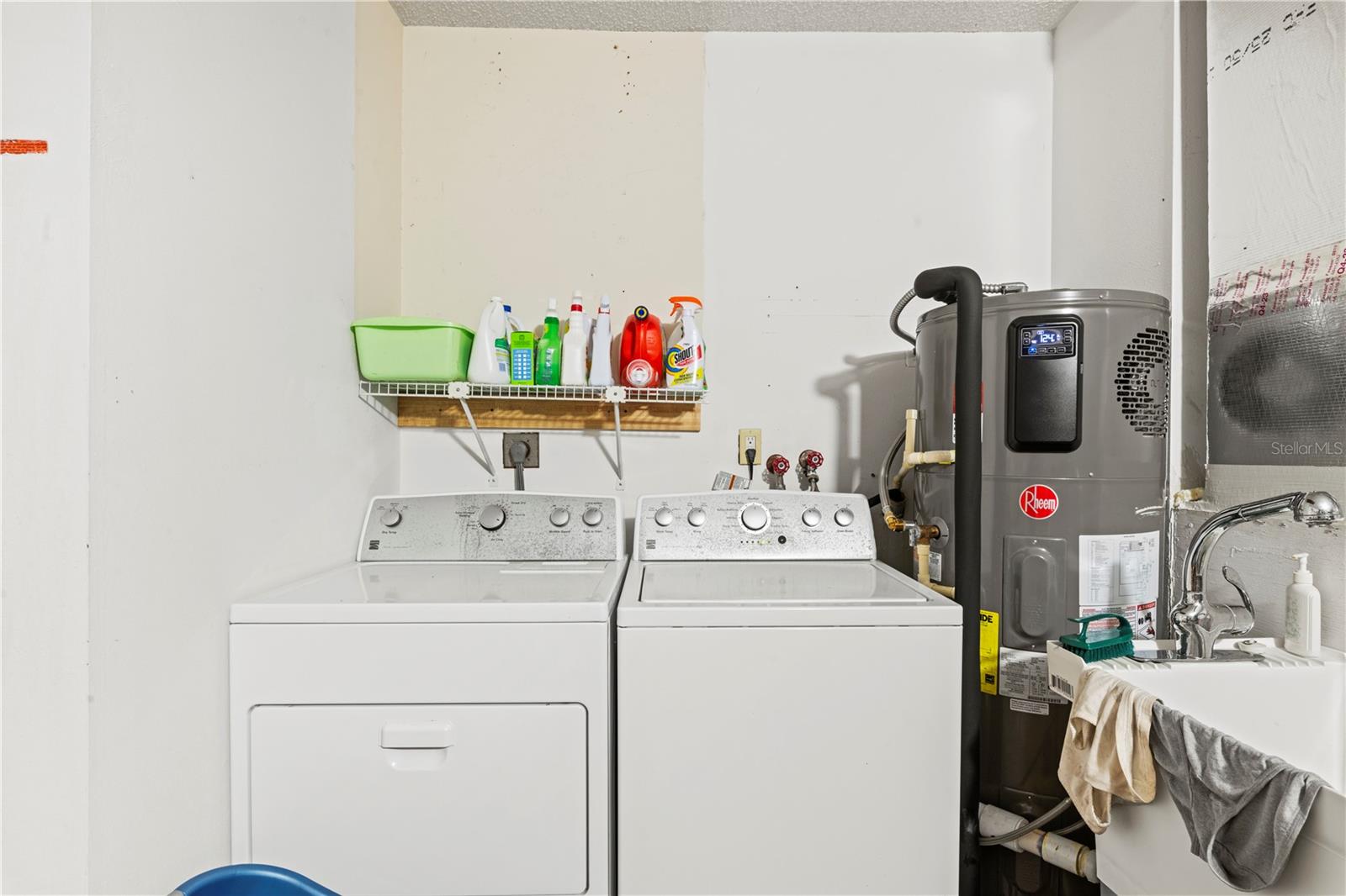 Laundry Area in Garage