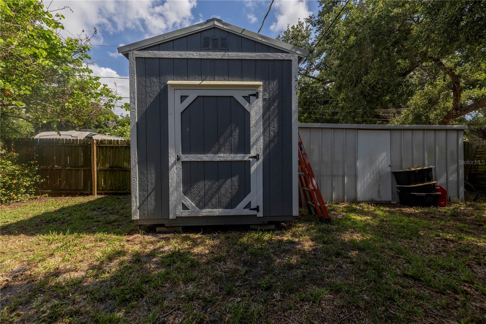 2 large sheds