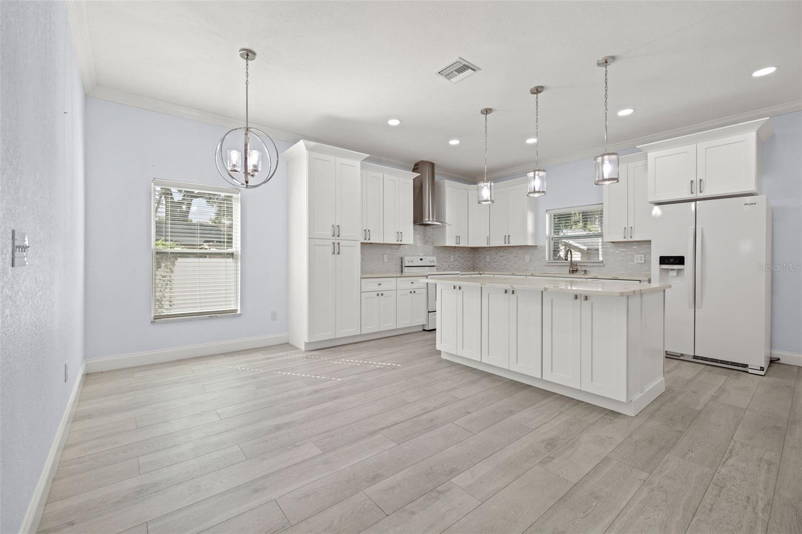 Loads of storage, including at kitchen island