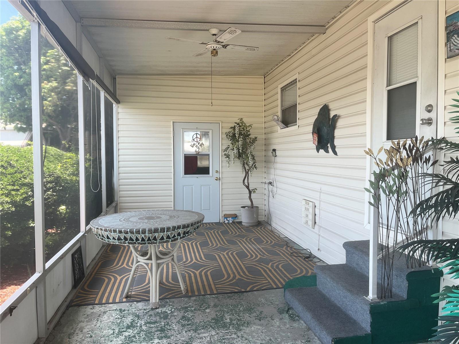 Screened porch