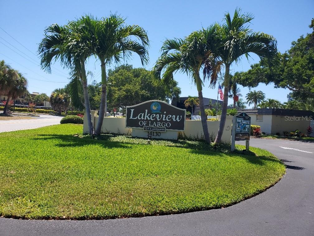 Entrance to the clubhouse