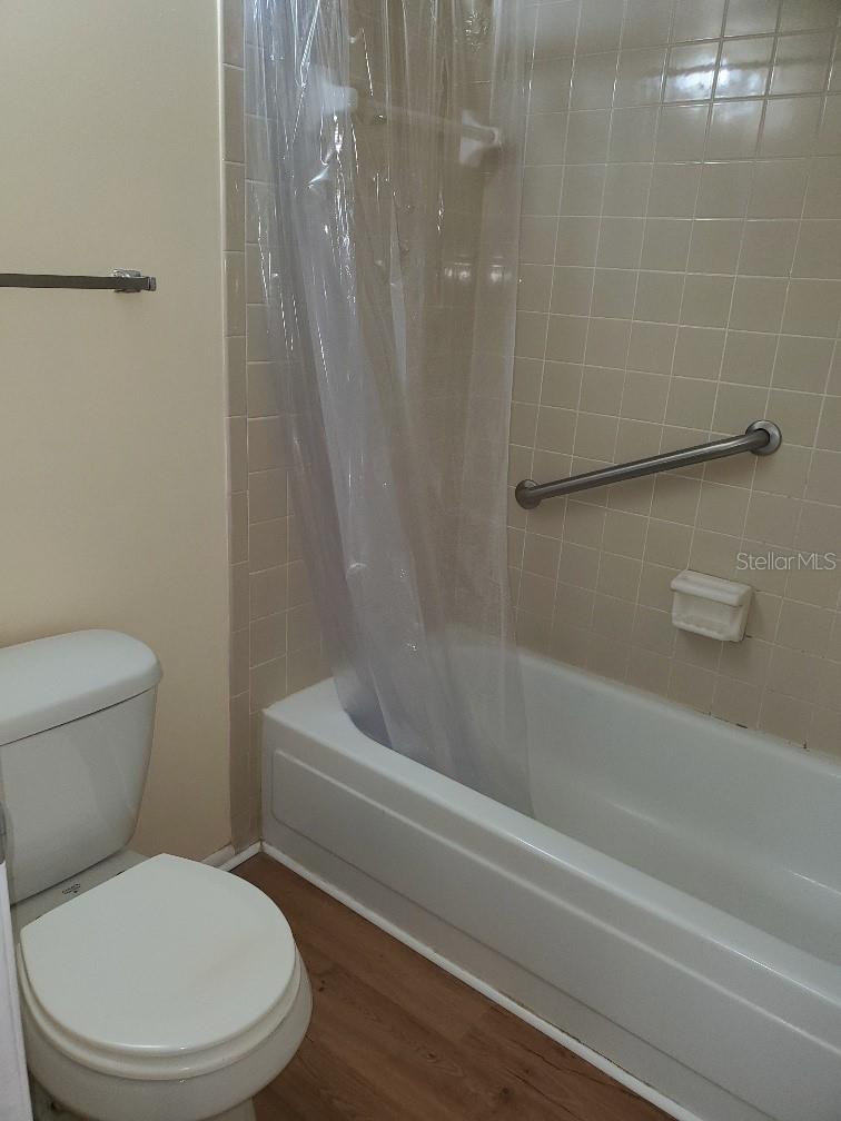 Primary shower/tub area