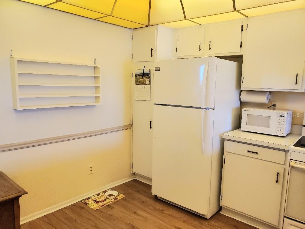 Kitchen with closet pantry