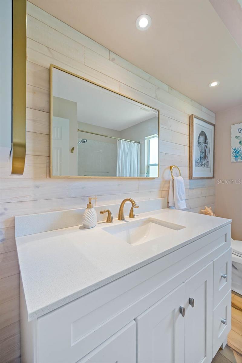 Guest bathroom vanity.