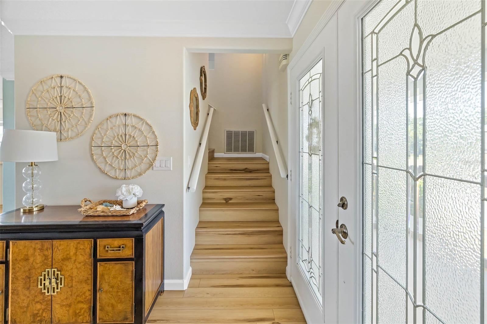 Master bedroom pathway to right of front entrance.