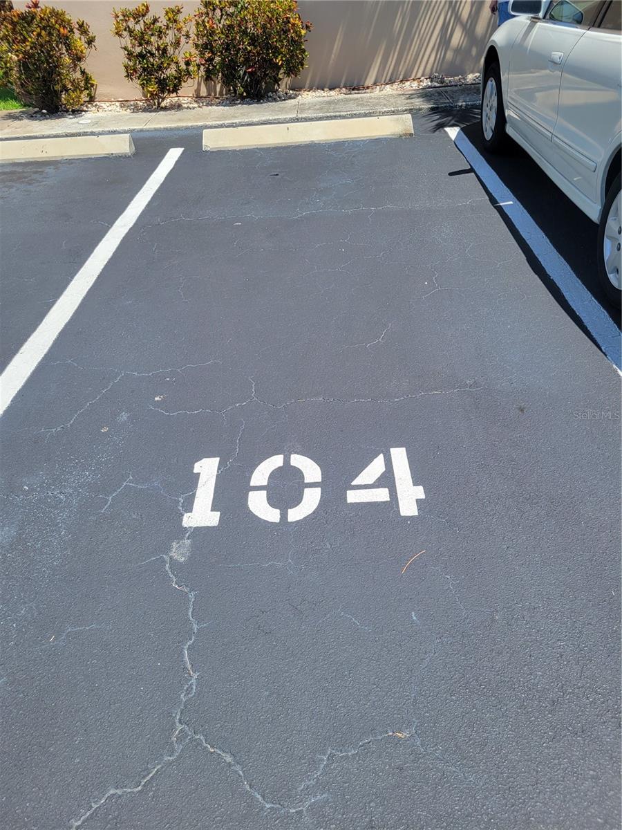 Individual parking space