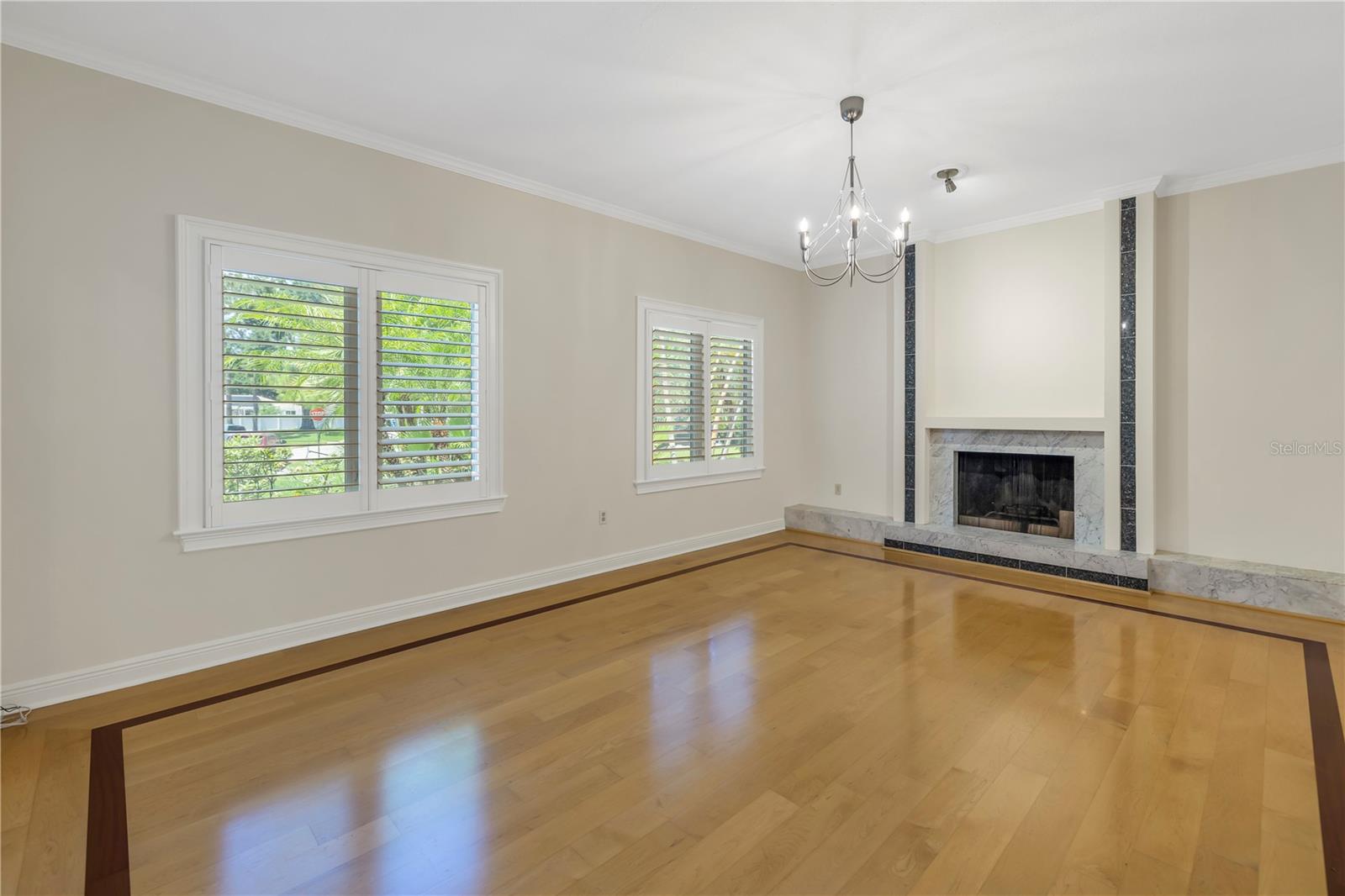 Front living area can also be used as formal dining