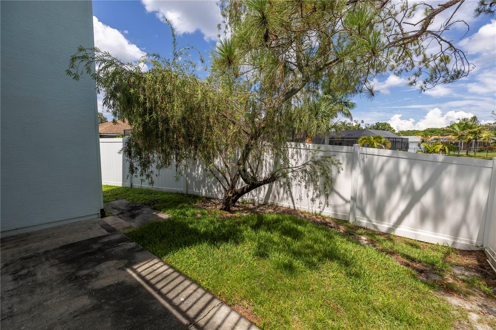 Side fenced yard - secure for dogs