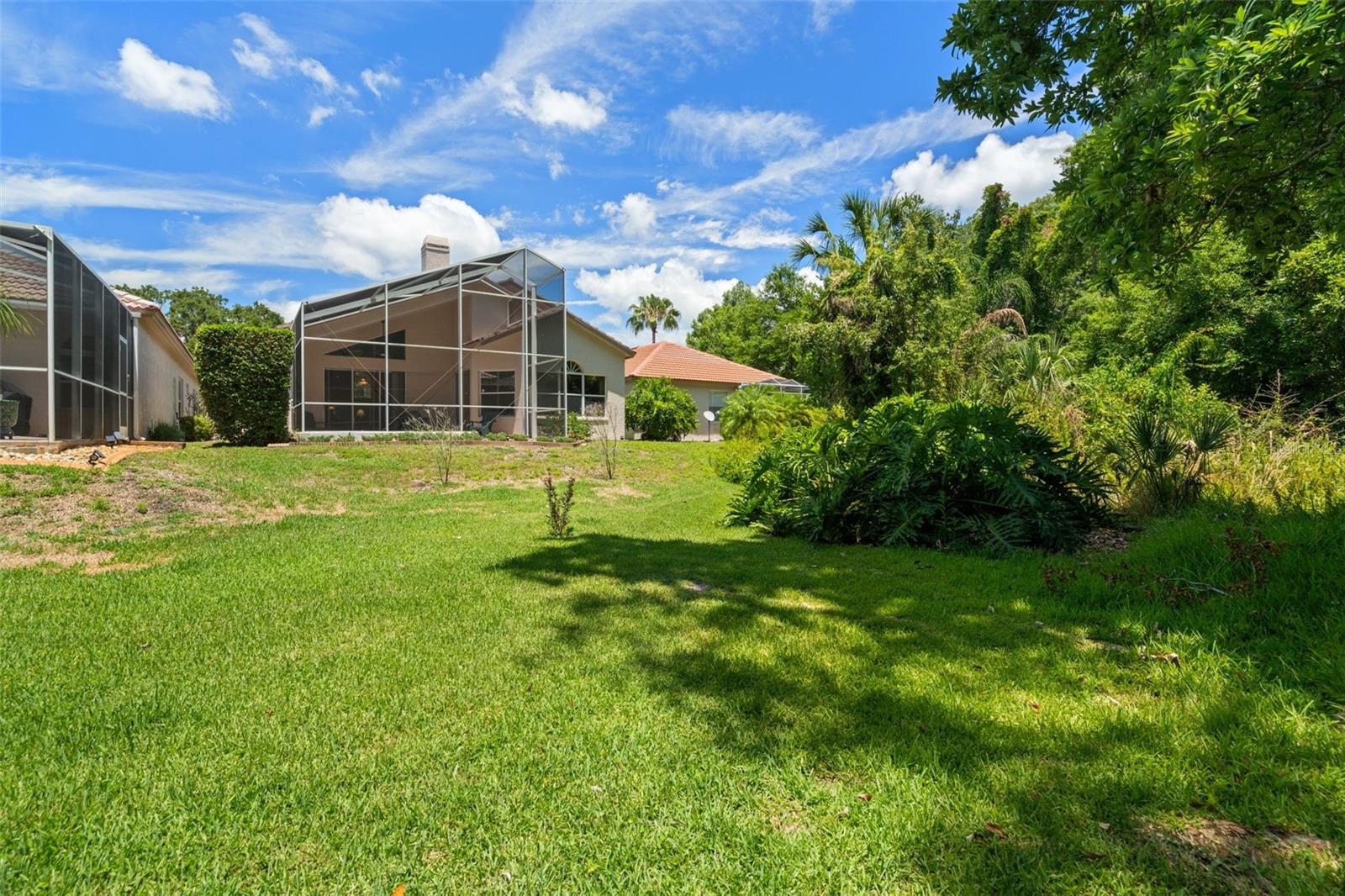 Rear elevation of home