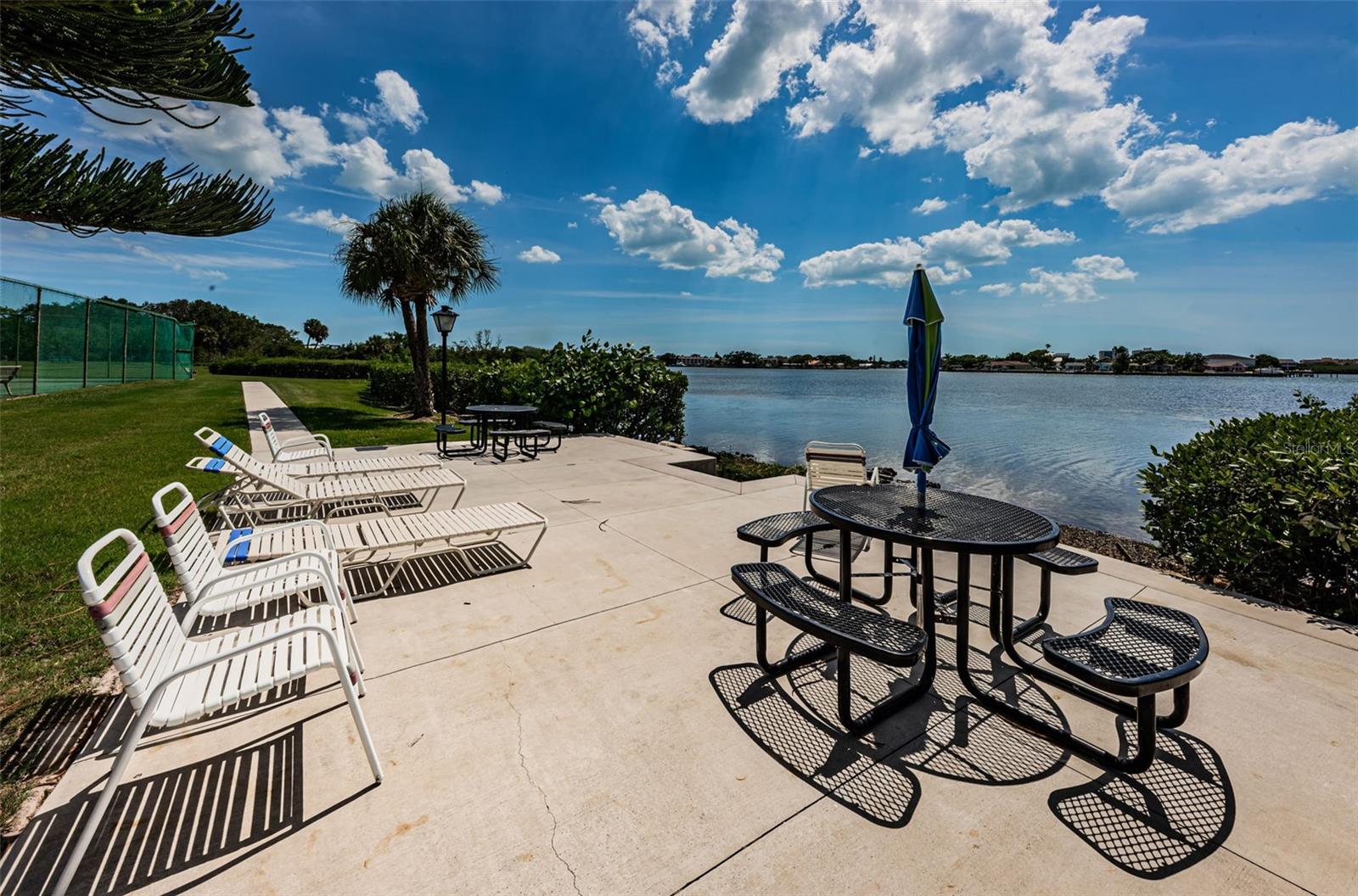 Direct water access with kayak launch