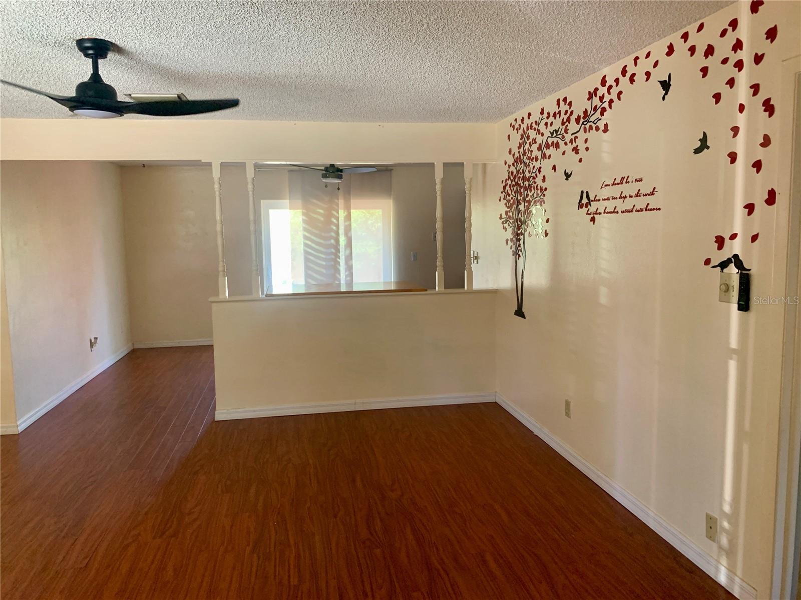 Living room/eat in kitchen