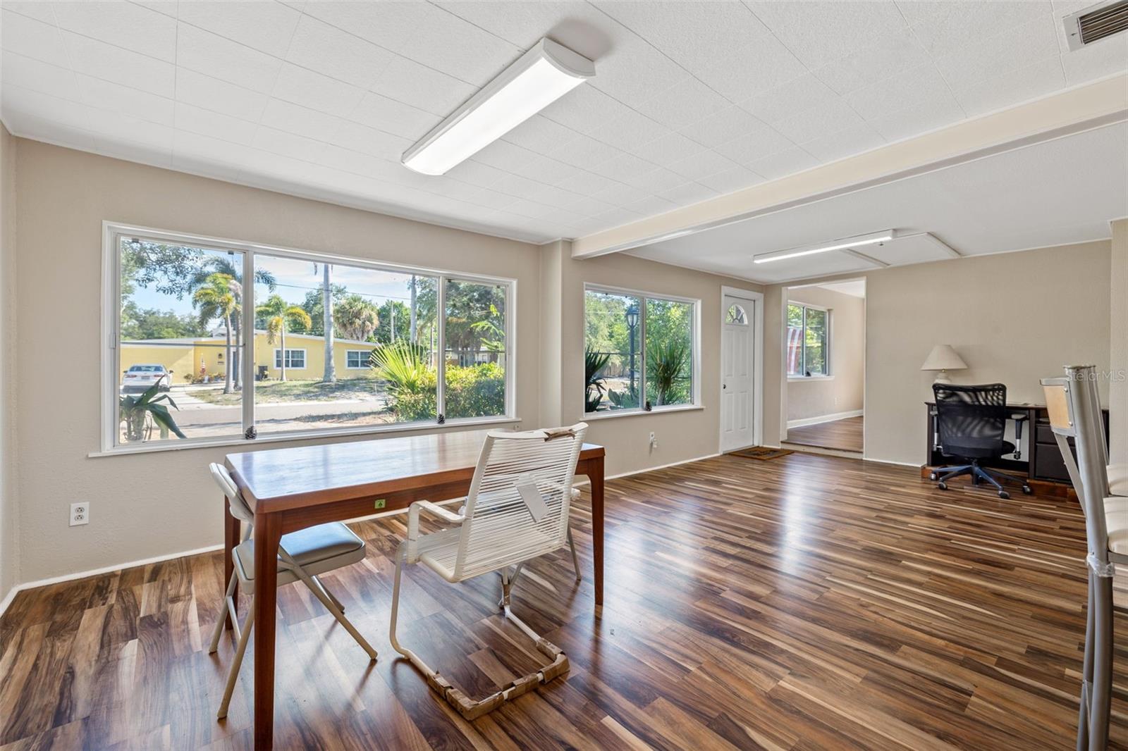 Dining/Living room off the kitchen area