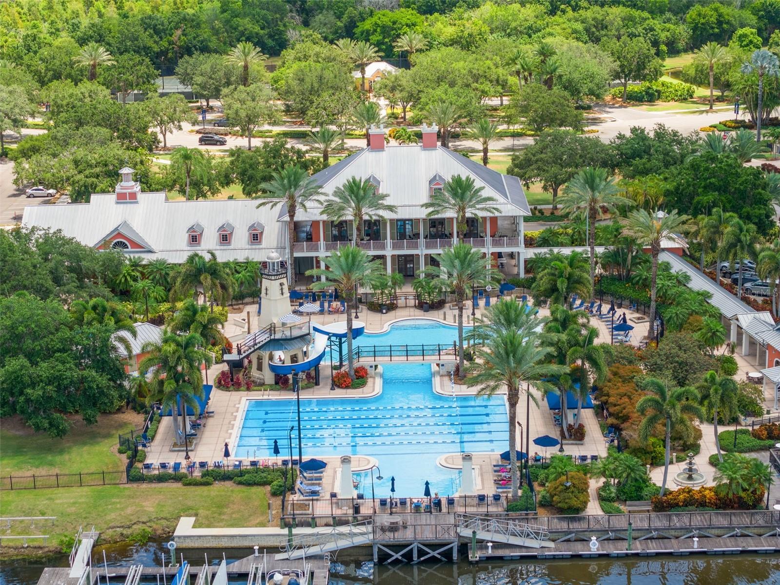 Community pool and club house