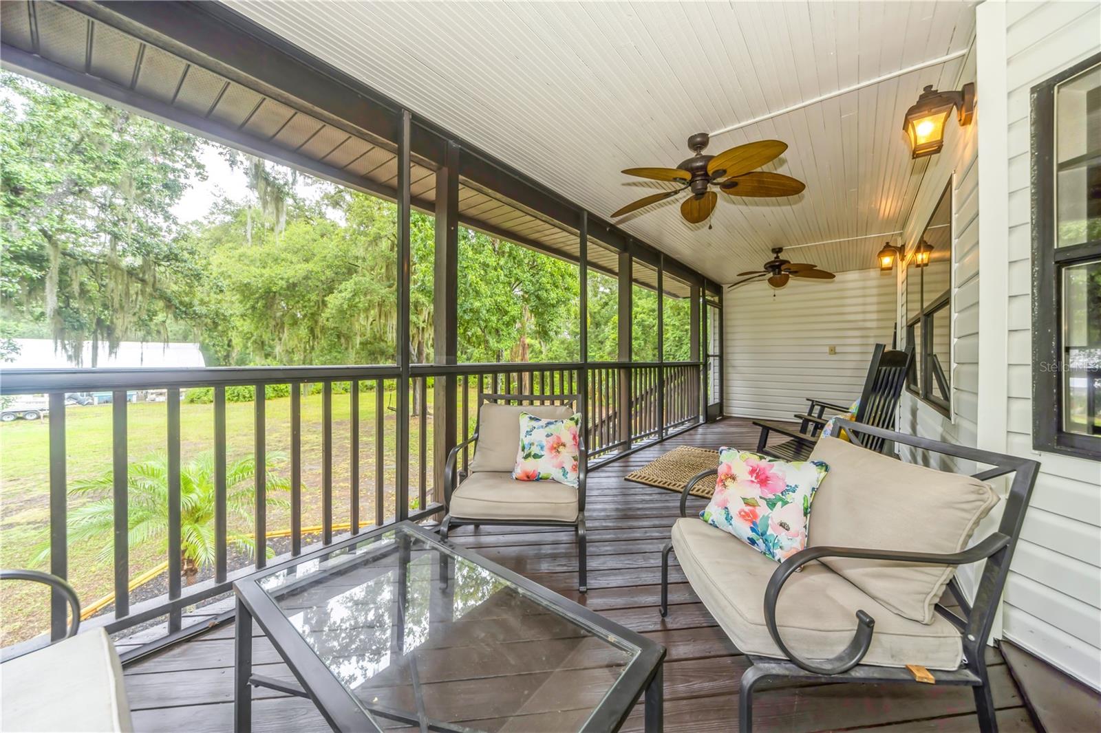 Huge front porch