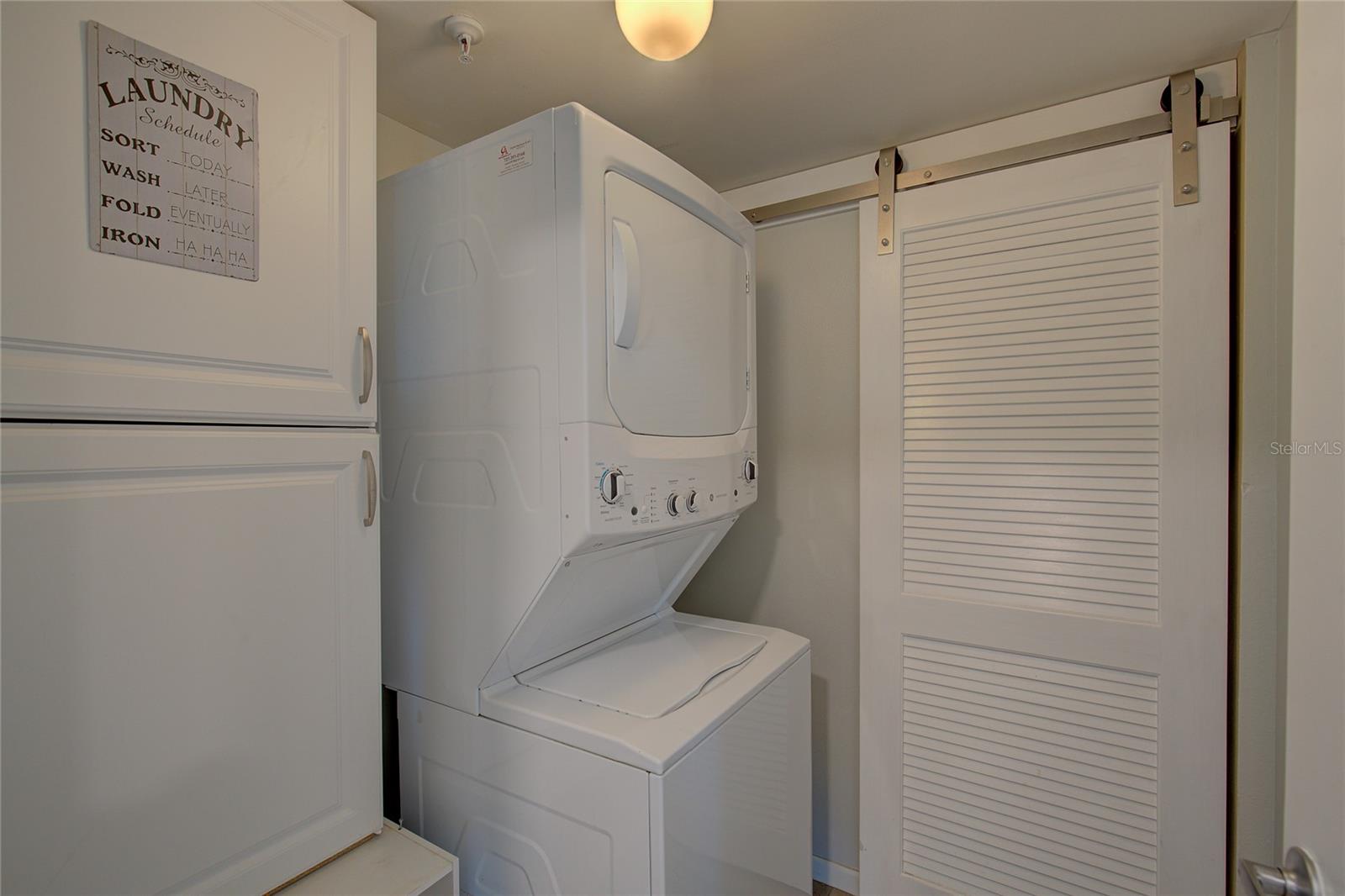 Laundry Room w/ utility closet
