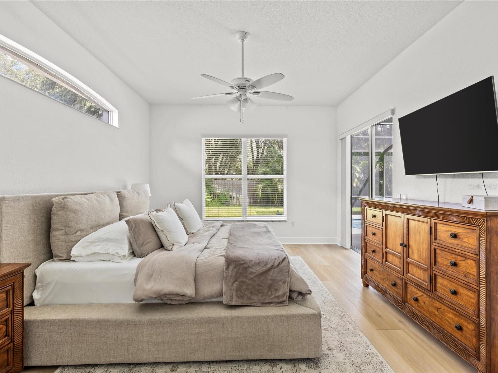 Primary Bedroom with Pool Access