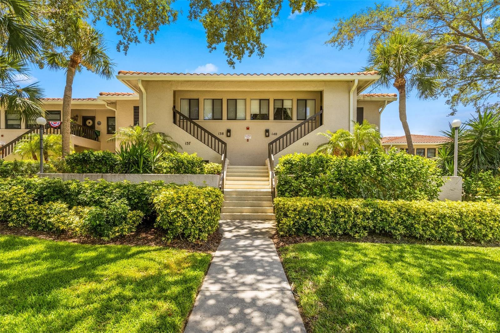 Welcome to your first floor condo with a view!