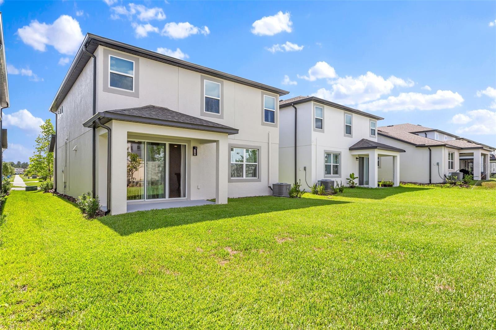 Large backyard with plenty of space for an extended lanai,pool, you name it!