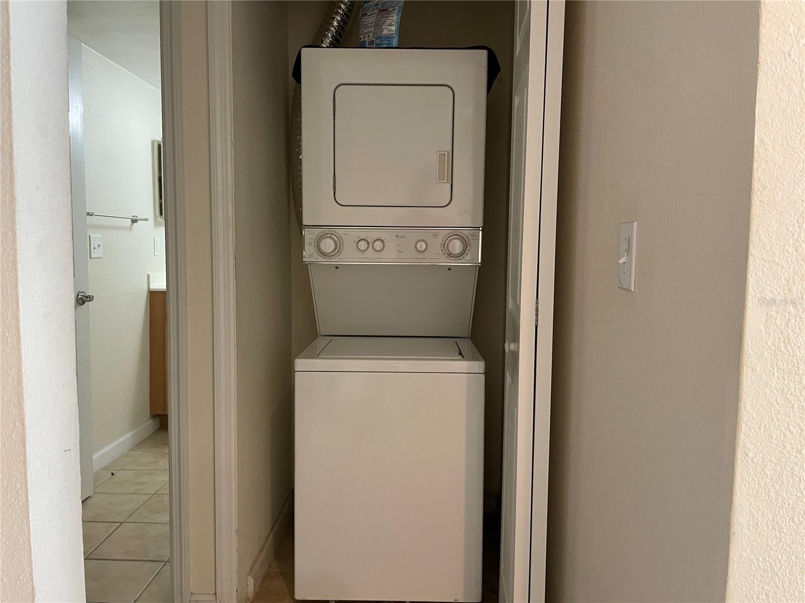 Closet washer and dryer