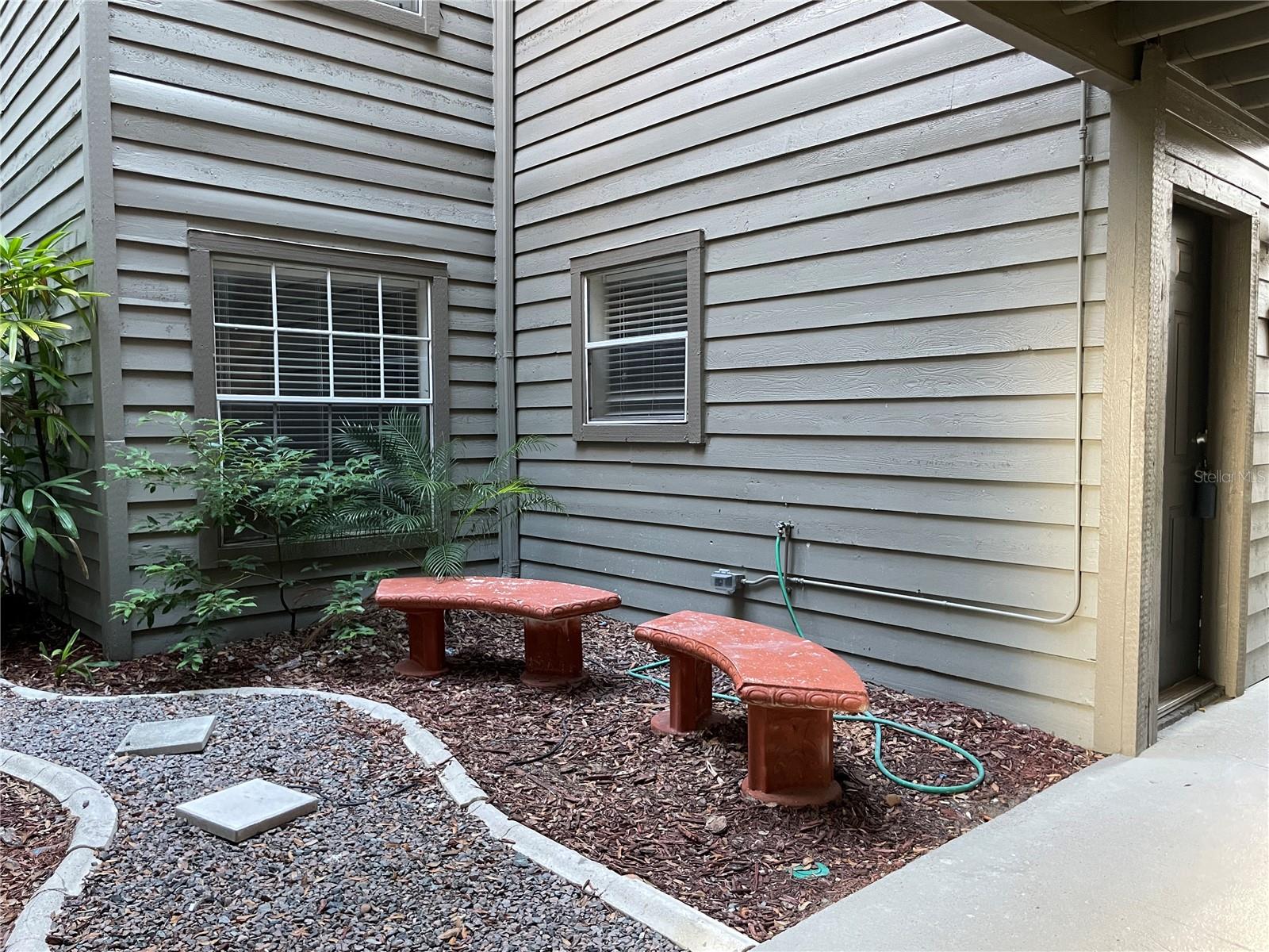 Inviting Garden at Front Door