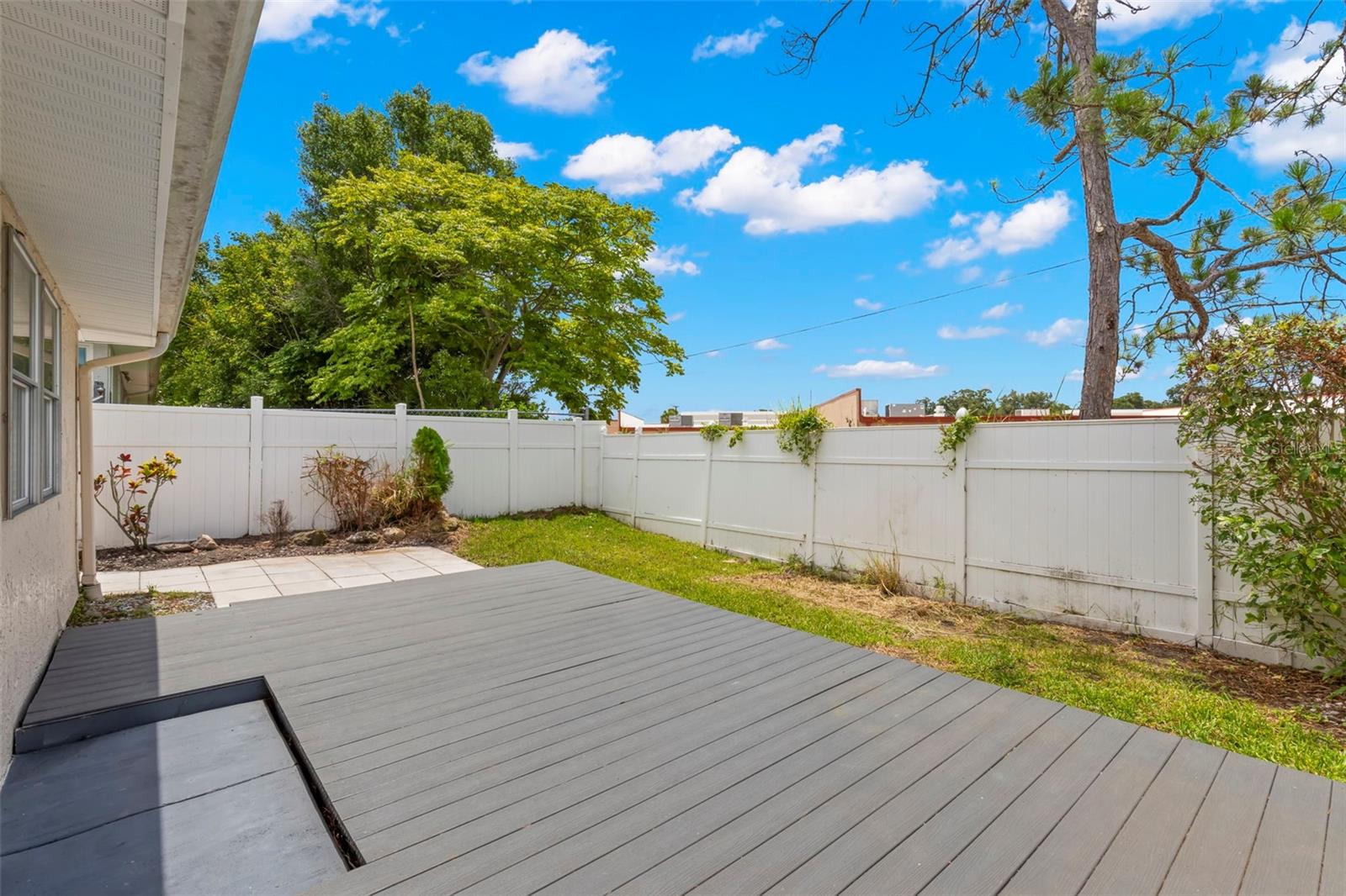 Back deck area