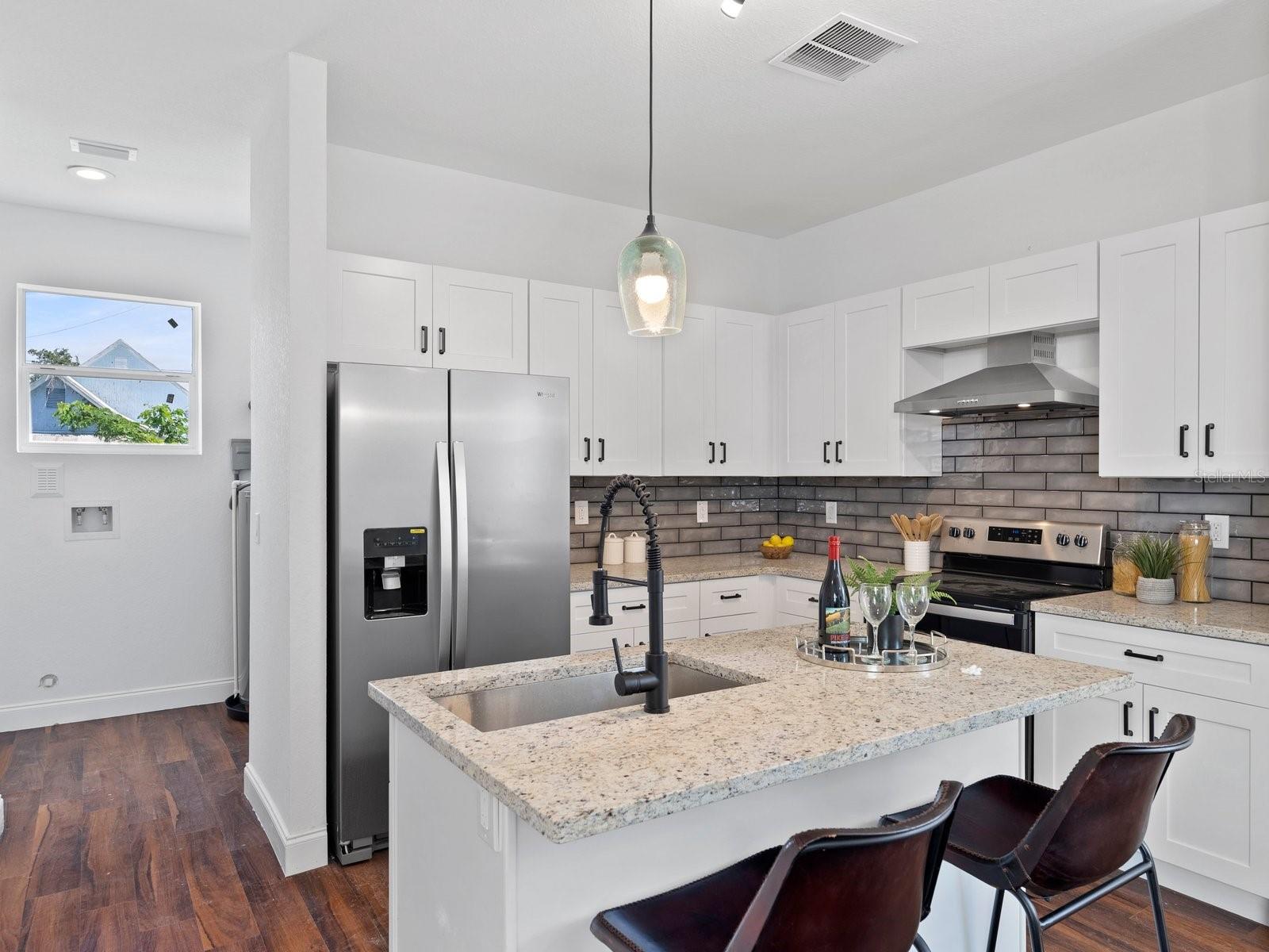 Living room + dining room combo.