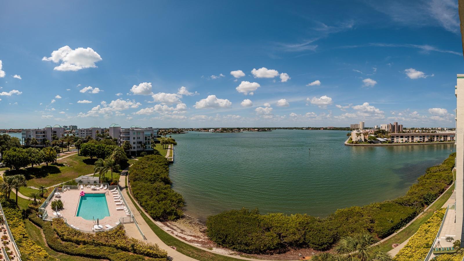 View of the Boca Ciega Bay.