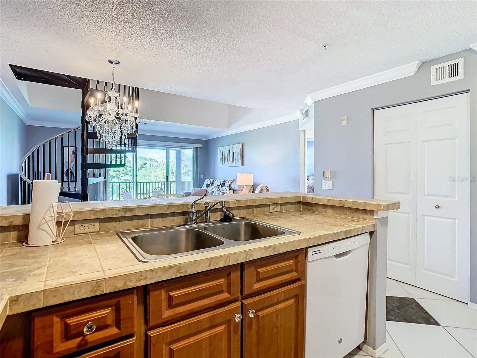 Kitchen includes full pantry.