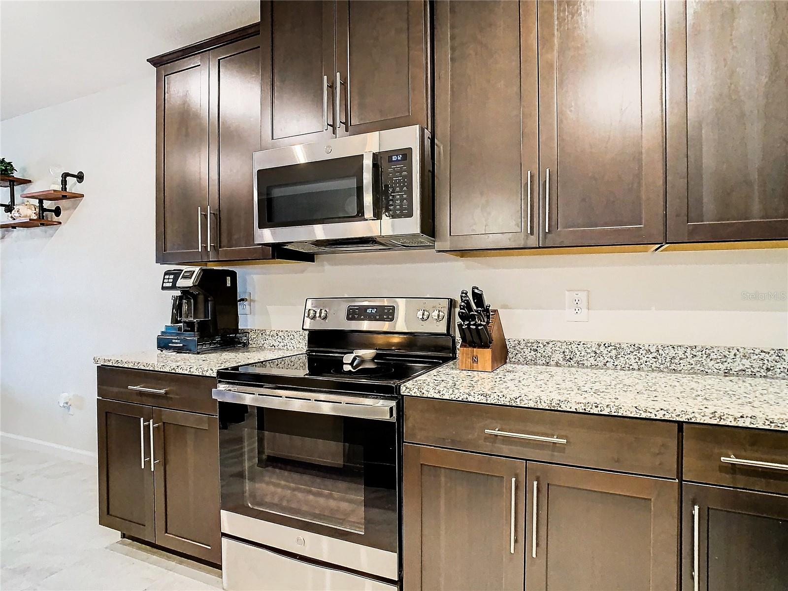 Kitchen with granite