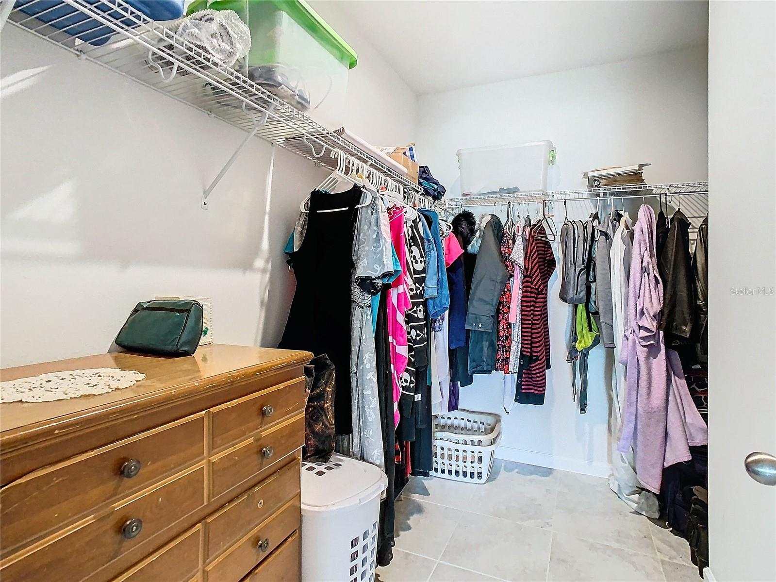 Huge walk-in closet