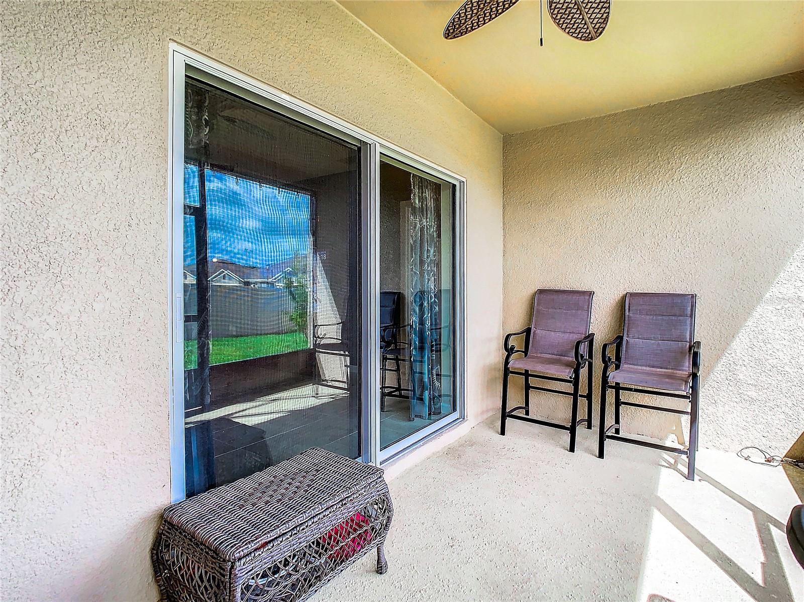 Screened patio