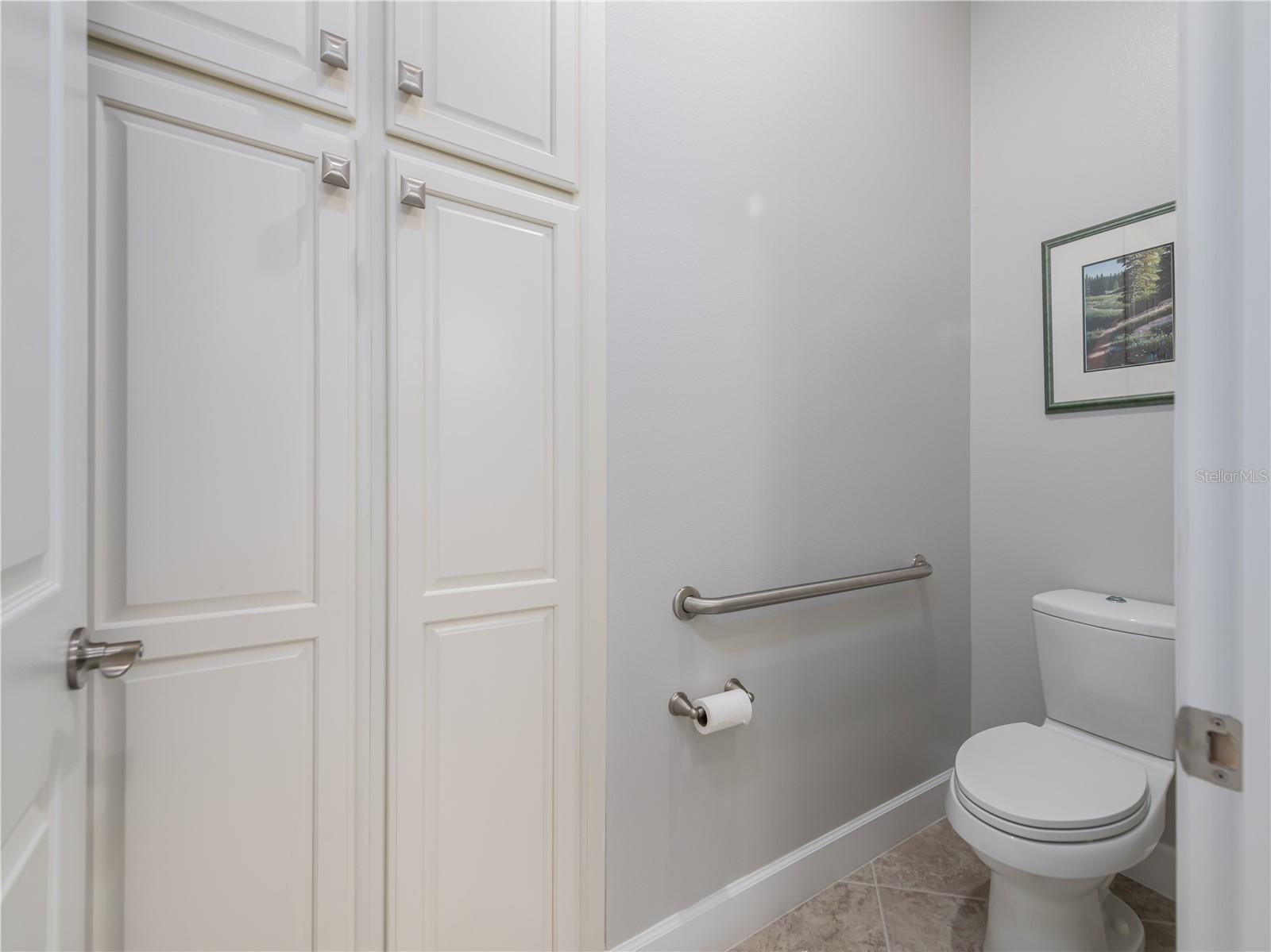 Water closet with storage