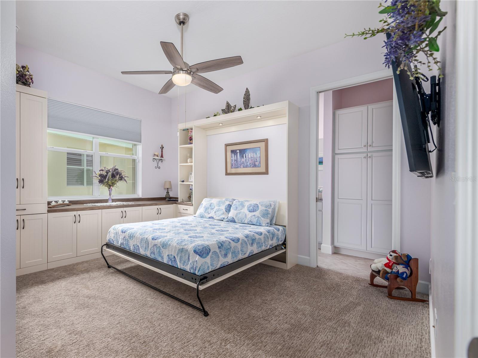 Guest Bedroom with murphy bed