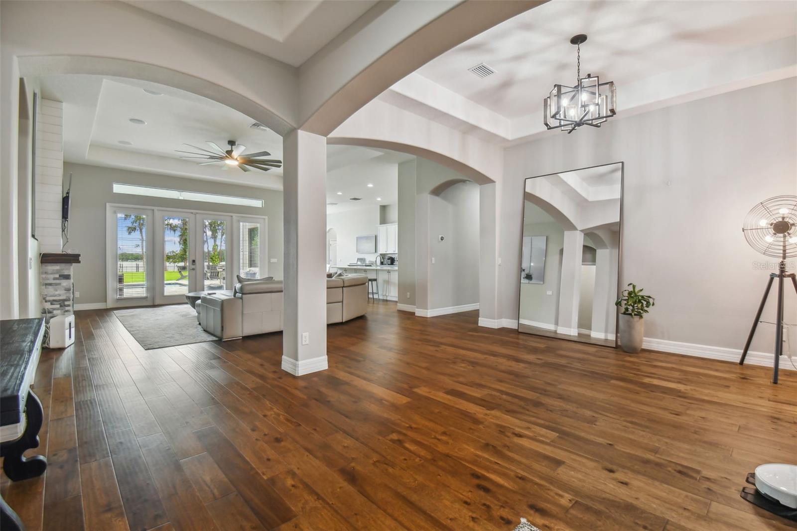 Open concept Living and Dining Room