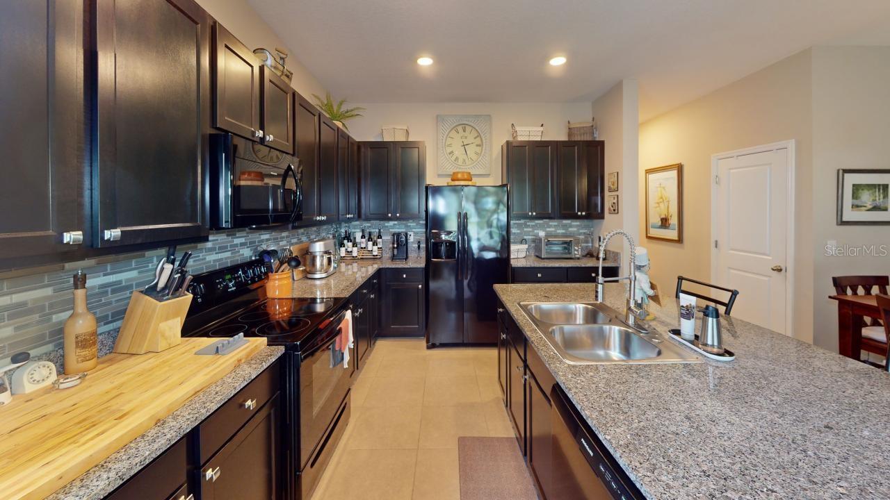 Kitchen view from living room