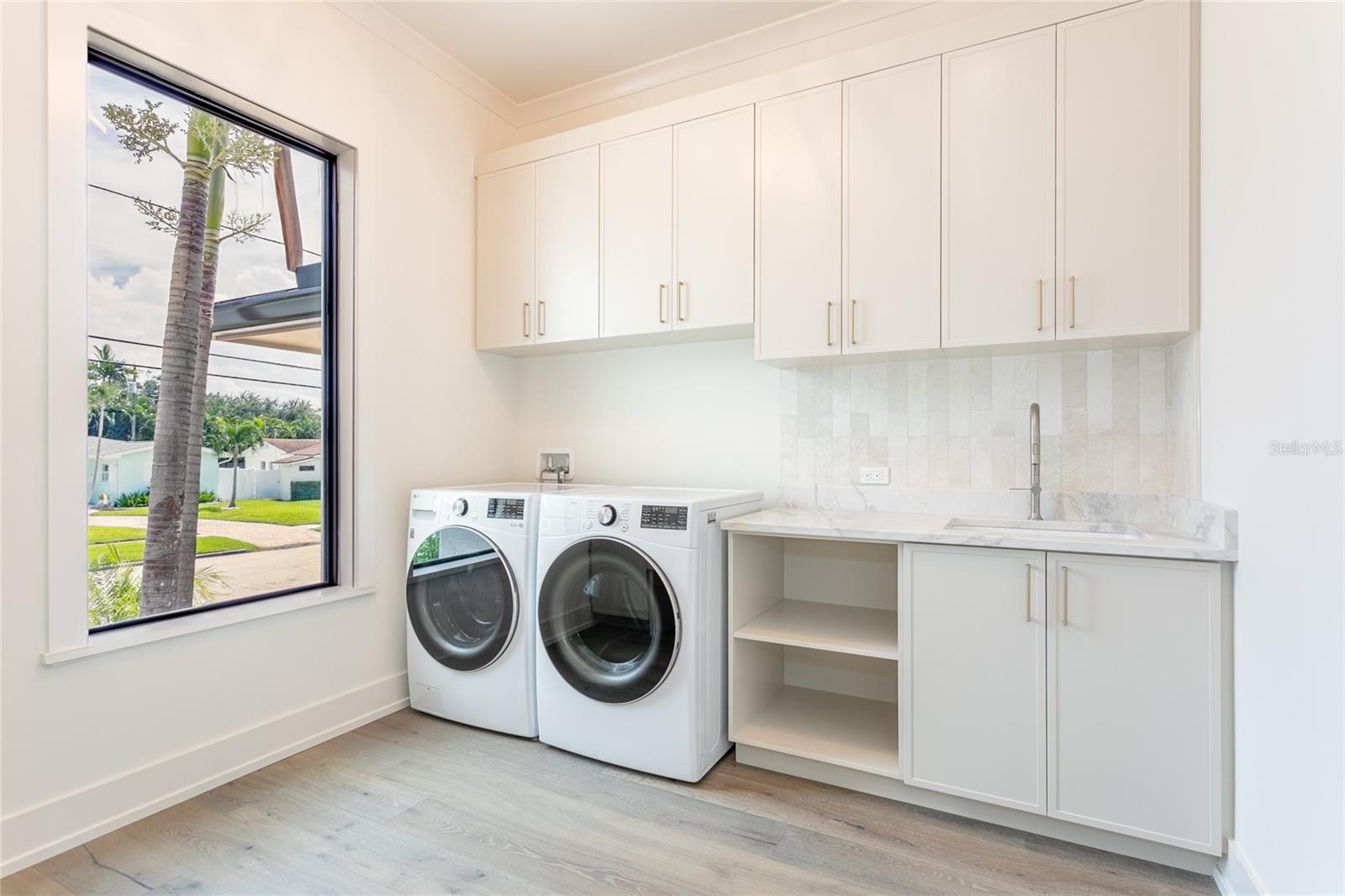 First floor laundry/mud room