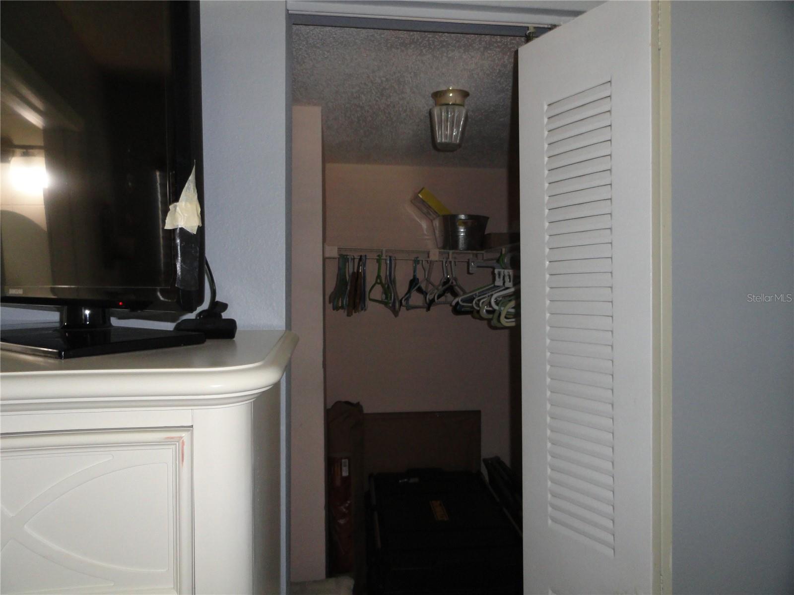 Master bedroom walk-in closet.