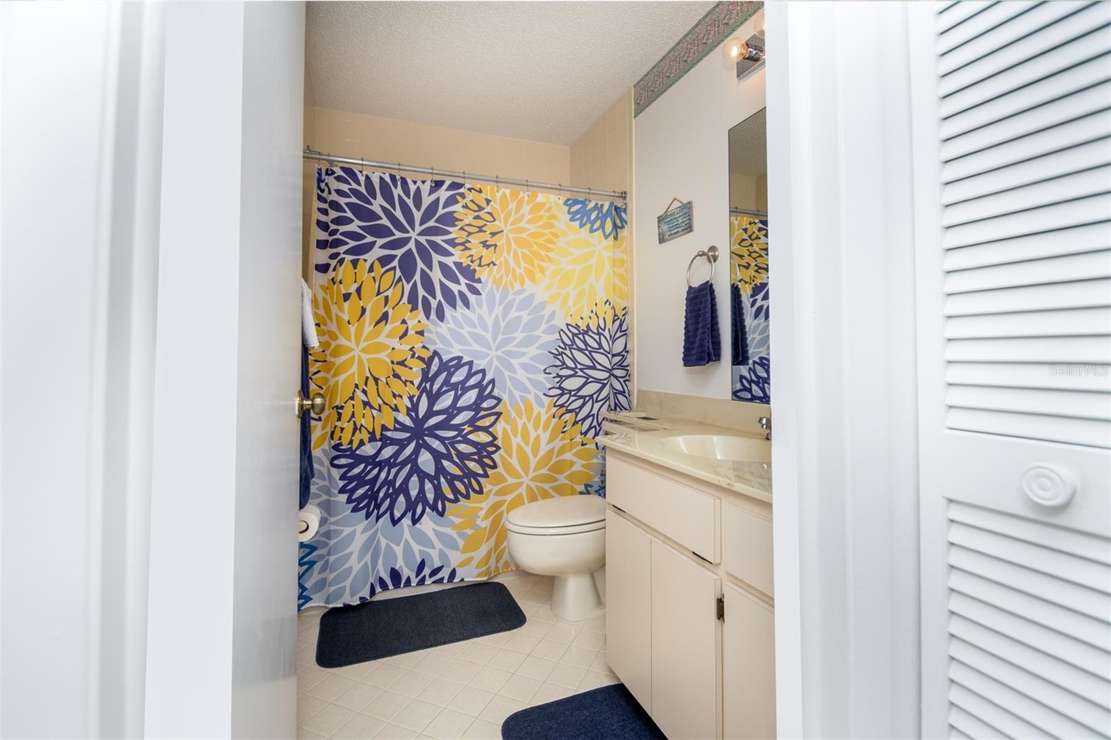 Guest Bathroom with storage Closet