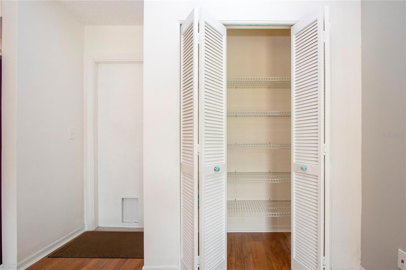 Kitchen pantry/ garage entrance