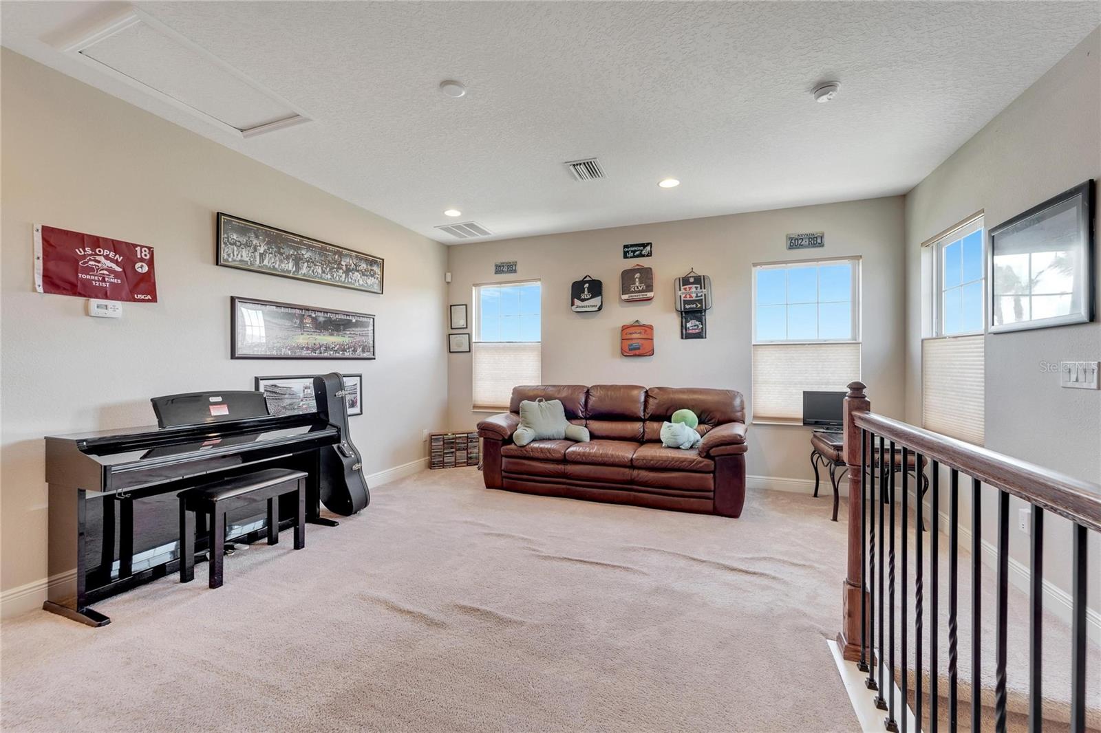 Upstairs loft/bonus room