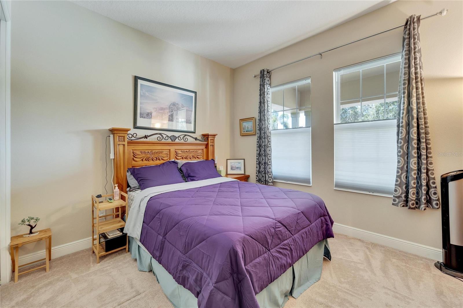 Bedroom 2, front porch view