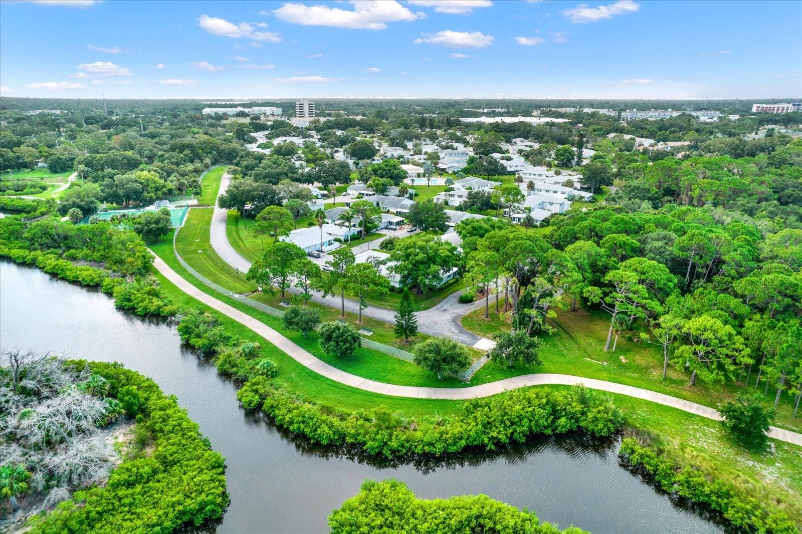 Skyway bike trail provides easy access to downtown Gulfport and downtown St. Pete