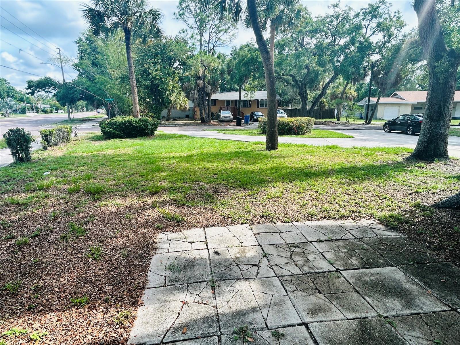 Street view from side gate