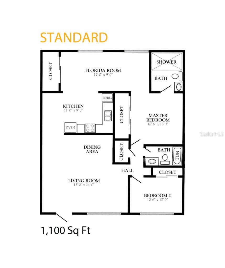 Floorplan of unit