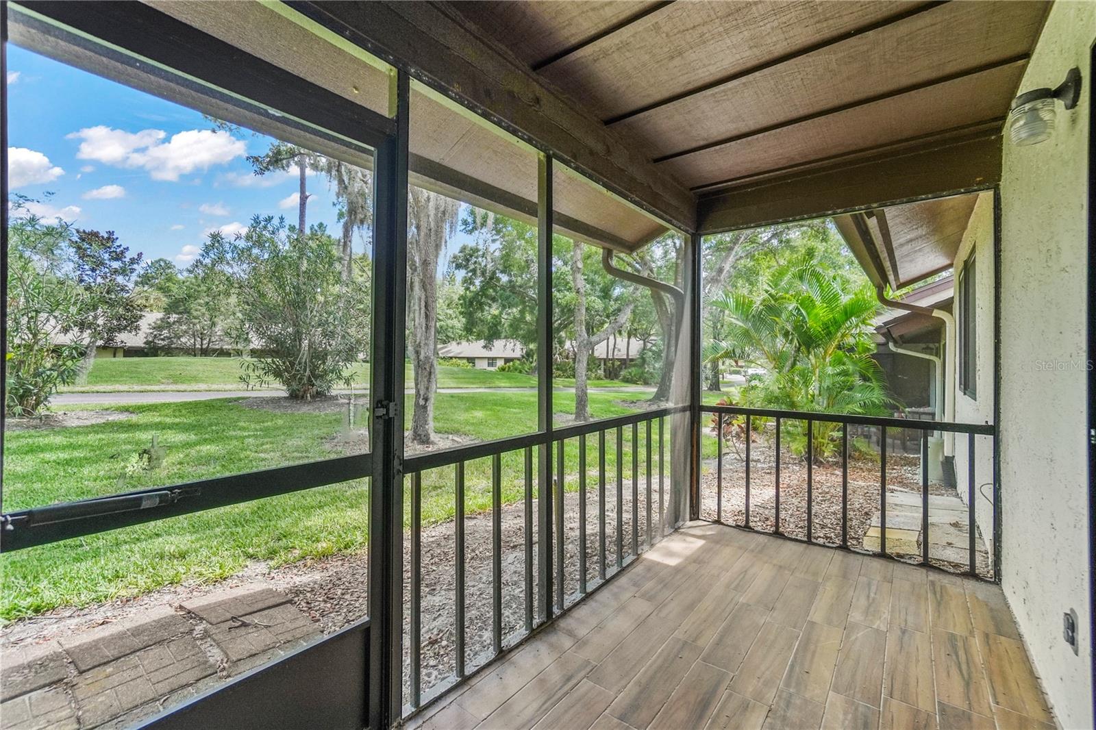 Back screened patio