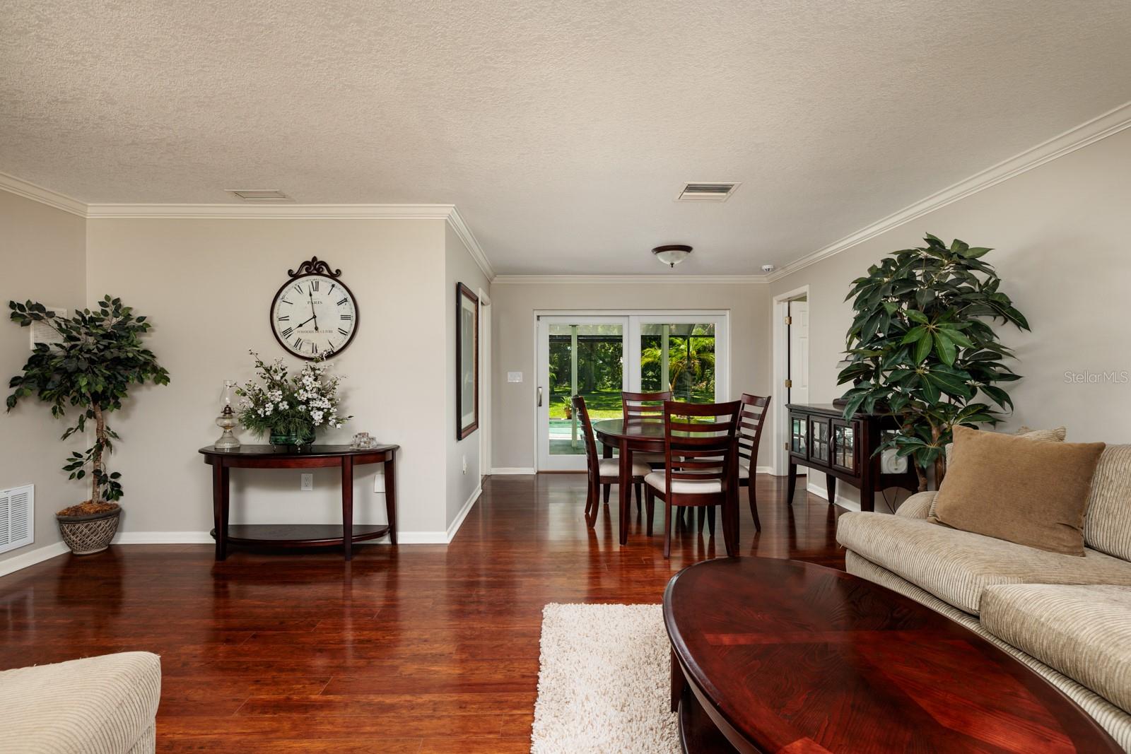 Living Room view to Dining Room