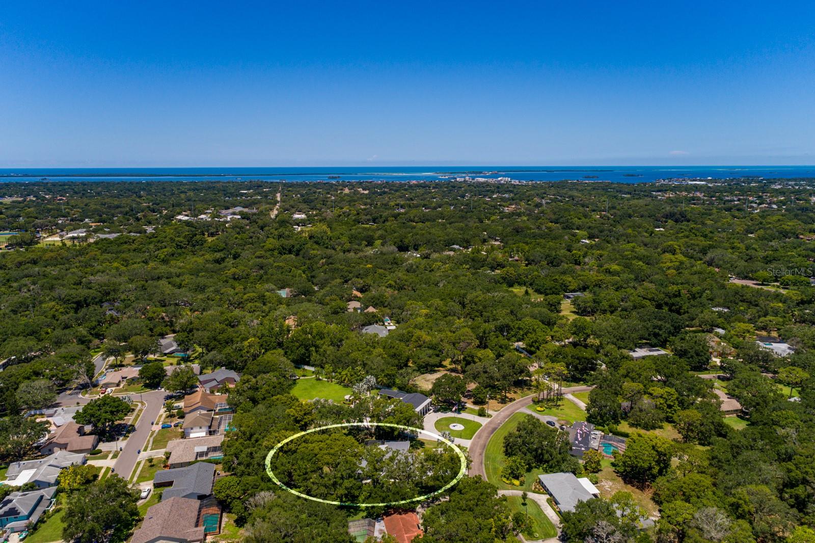 Aerial View - west to Caladesi Island