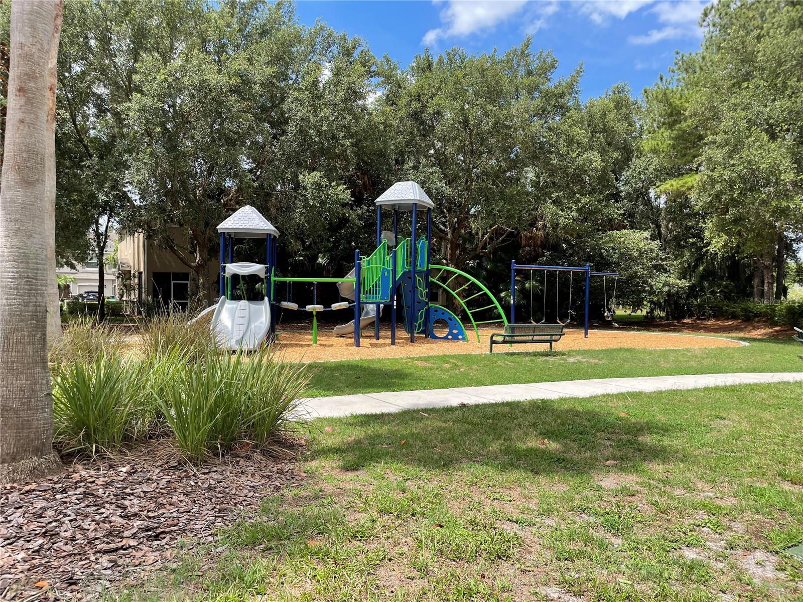 This separate Playground is inside Lakeside Village subdivision (There is another Playground by the Clubhouse)