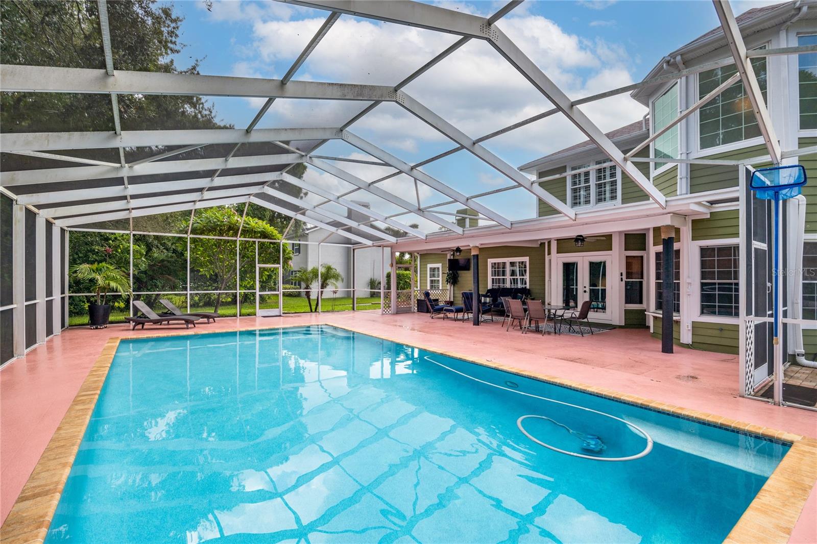 Beautiful over-sized pool.